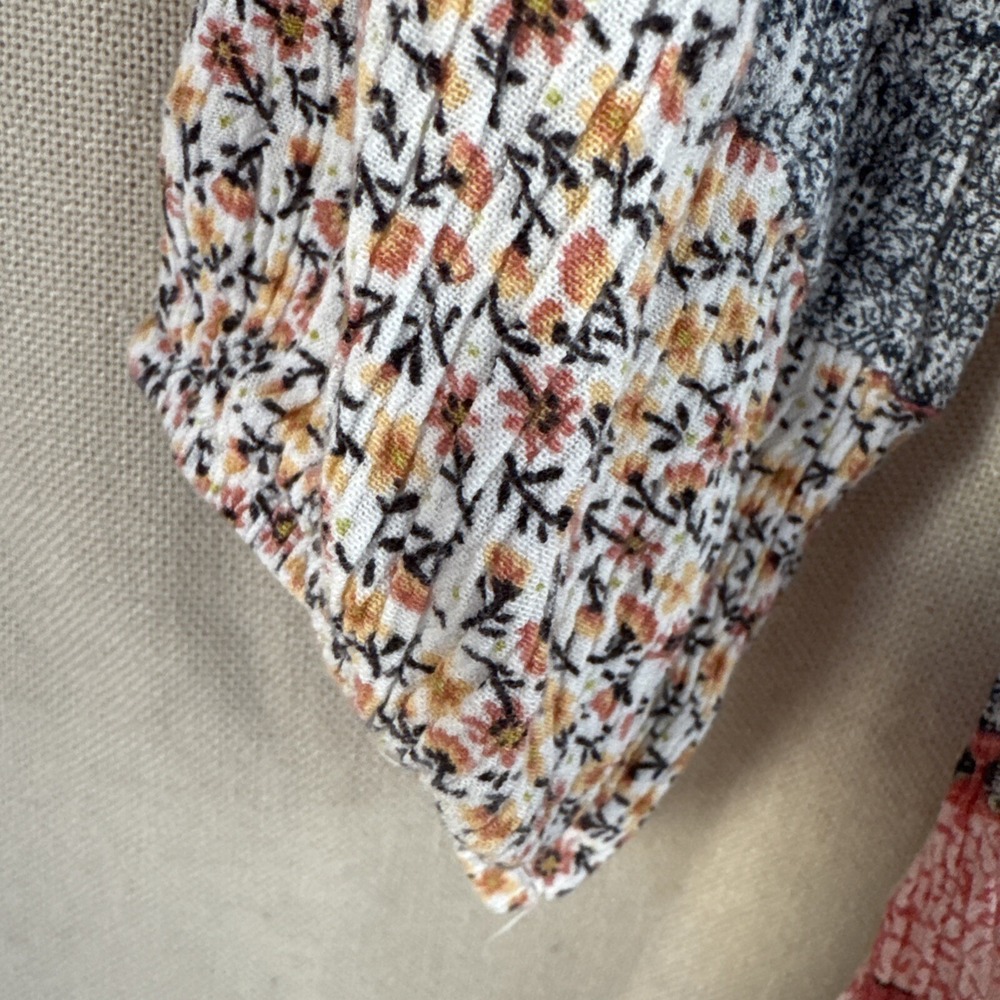 Farmers Market by One World Boho Printed Scoop Neck Flowy Long Sleeve Blouse 1XL - Picture 5 of 8